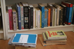 Deciding which books to part with