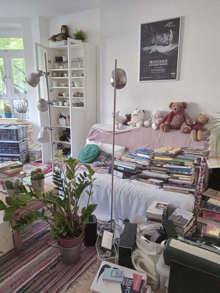 alt="untidy living room"