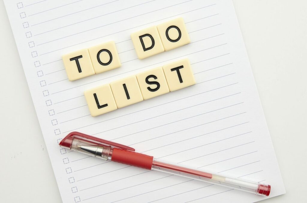 To do list