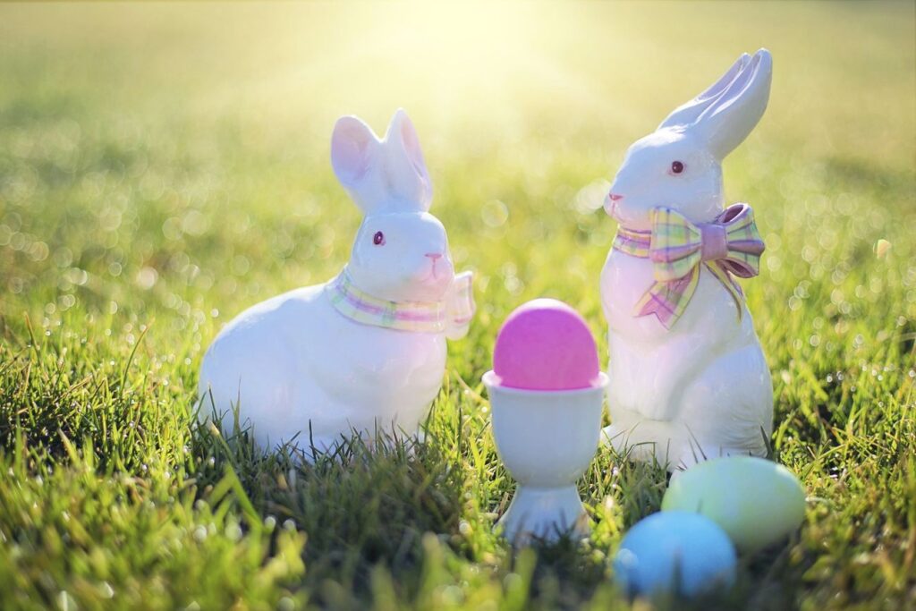 Easter eggs & bunny