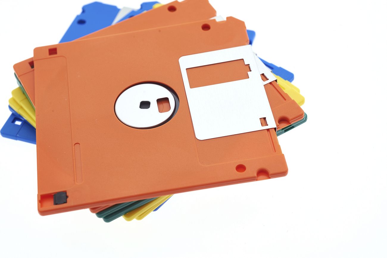Free close up blue floppy