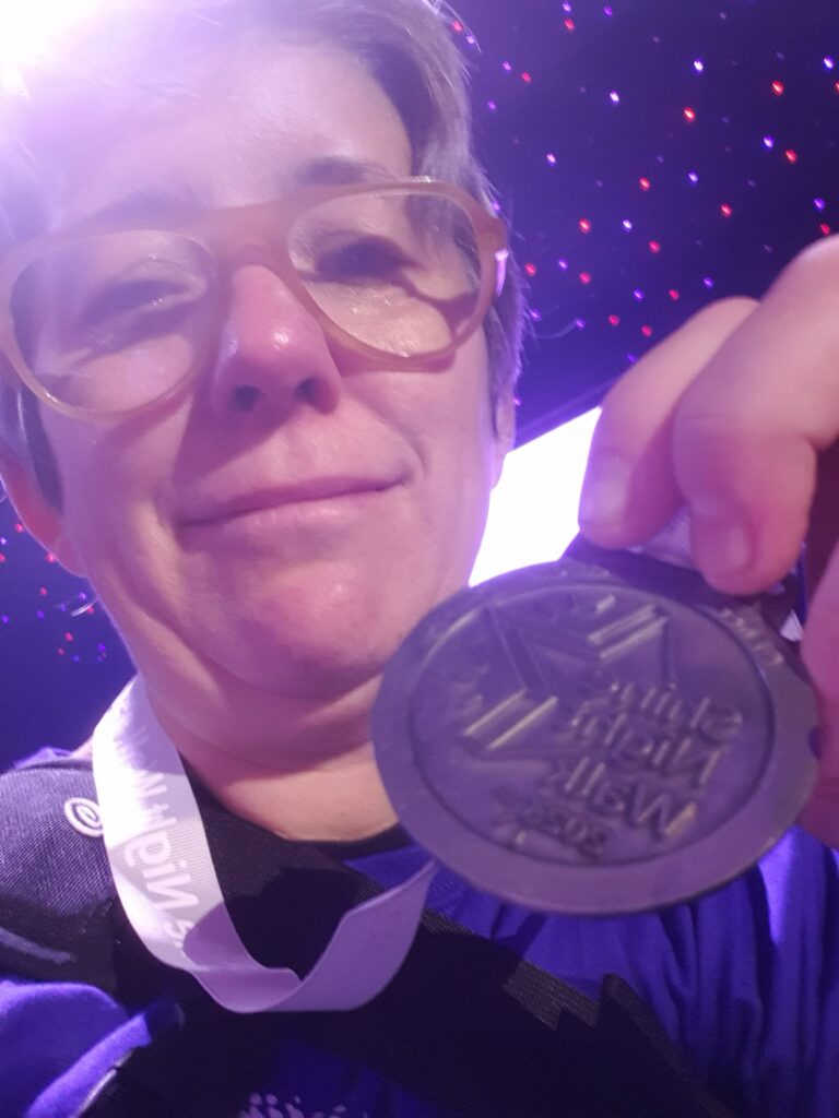 Me with Shine Walk Medal