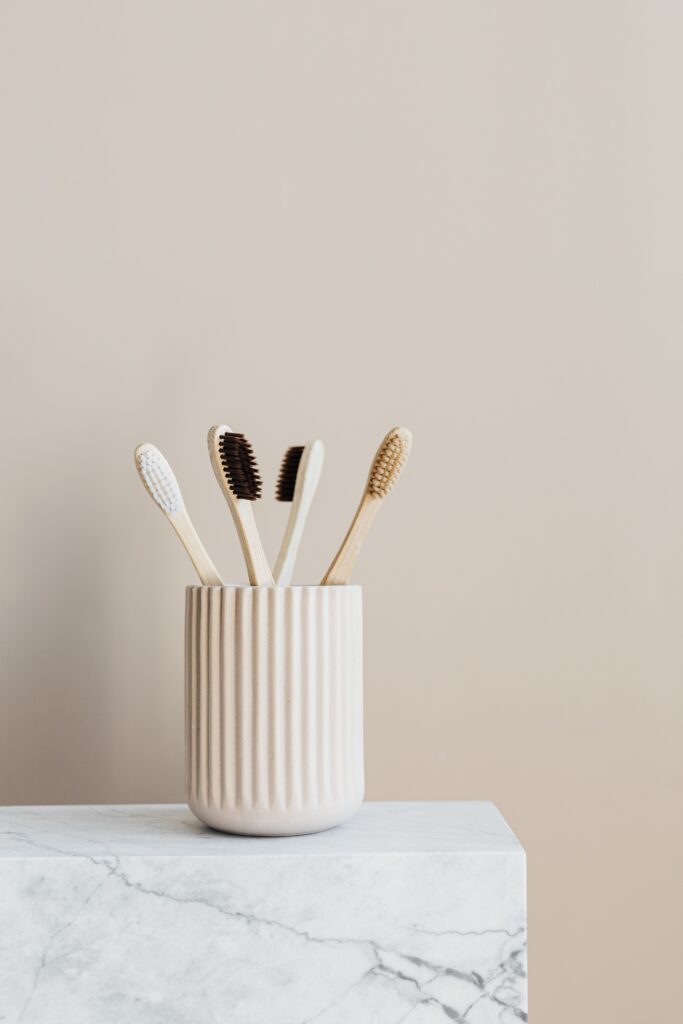Selection of toothbrushes