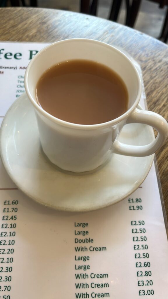 Cup of milky tea