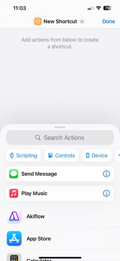 Screen with apps, including Akiflow