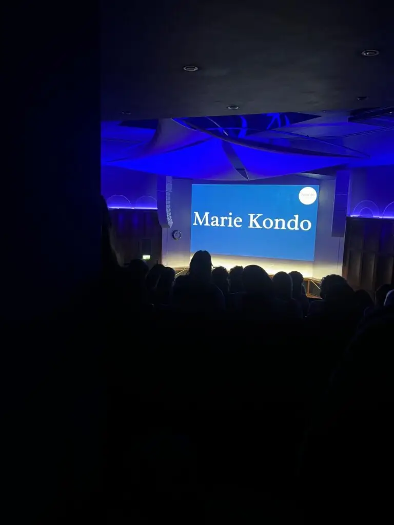 Marie Kondo at the Royal Geographical Society