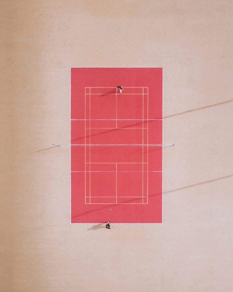 Minimalist game of tennis