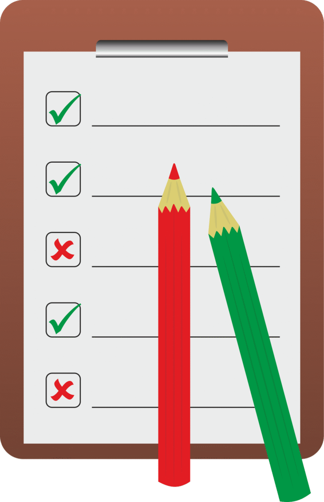 Drawing of a to do list
